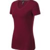 Koszulka damska Action V-neck P066730F garnet