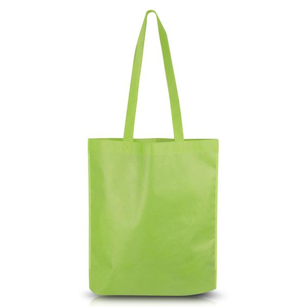 80g Torba z długim uchwytem z włókniny, zgrzewana na gorąco / Donbag P089926P jasnozielony