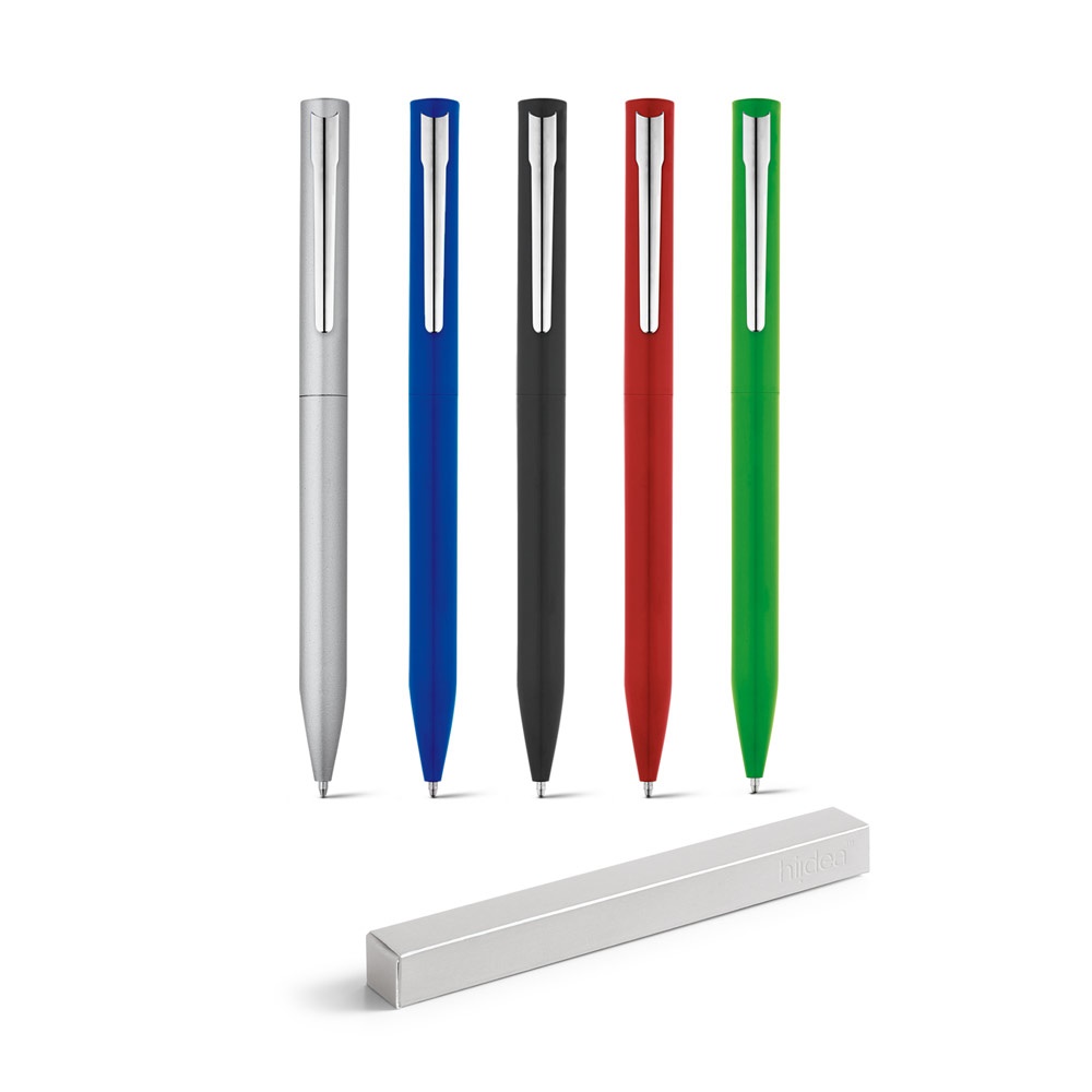 WASS. Aluminiowy długopis z mechanizmem obrotowym P035056S ST-81000-W