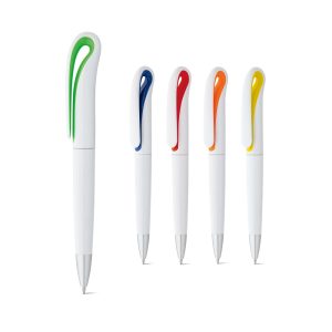 TOUCAN. Długopis z mechanizmem obrotowym i klipsem P035561S ST-91396-W