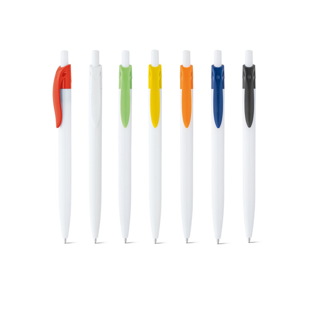 MARS. Długopis z ABS z kolorowym klipsem P035647S ST-91498-W