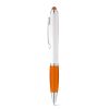 SANS. Długopis z mechanizmem obrotowym i metalowym klipsem P035723S pomarańczowy SANS. Długopis z mechanizmem obrotowym i metalowym klipsem P035723S pomarańczowy
