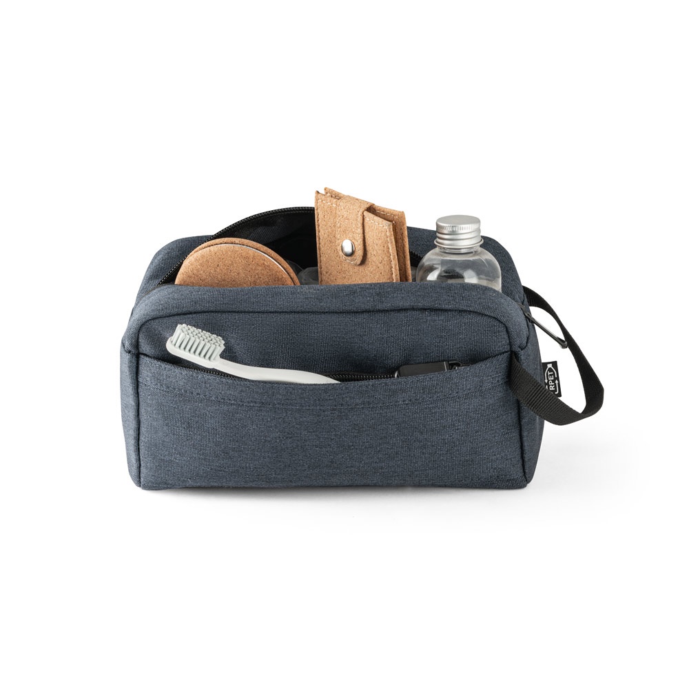 REPURPOSE BAG. Kosmetyczka z poliestru 600D pochodzącego z recyklingu P041075S