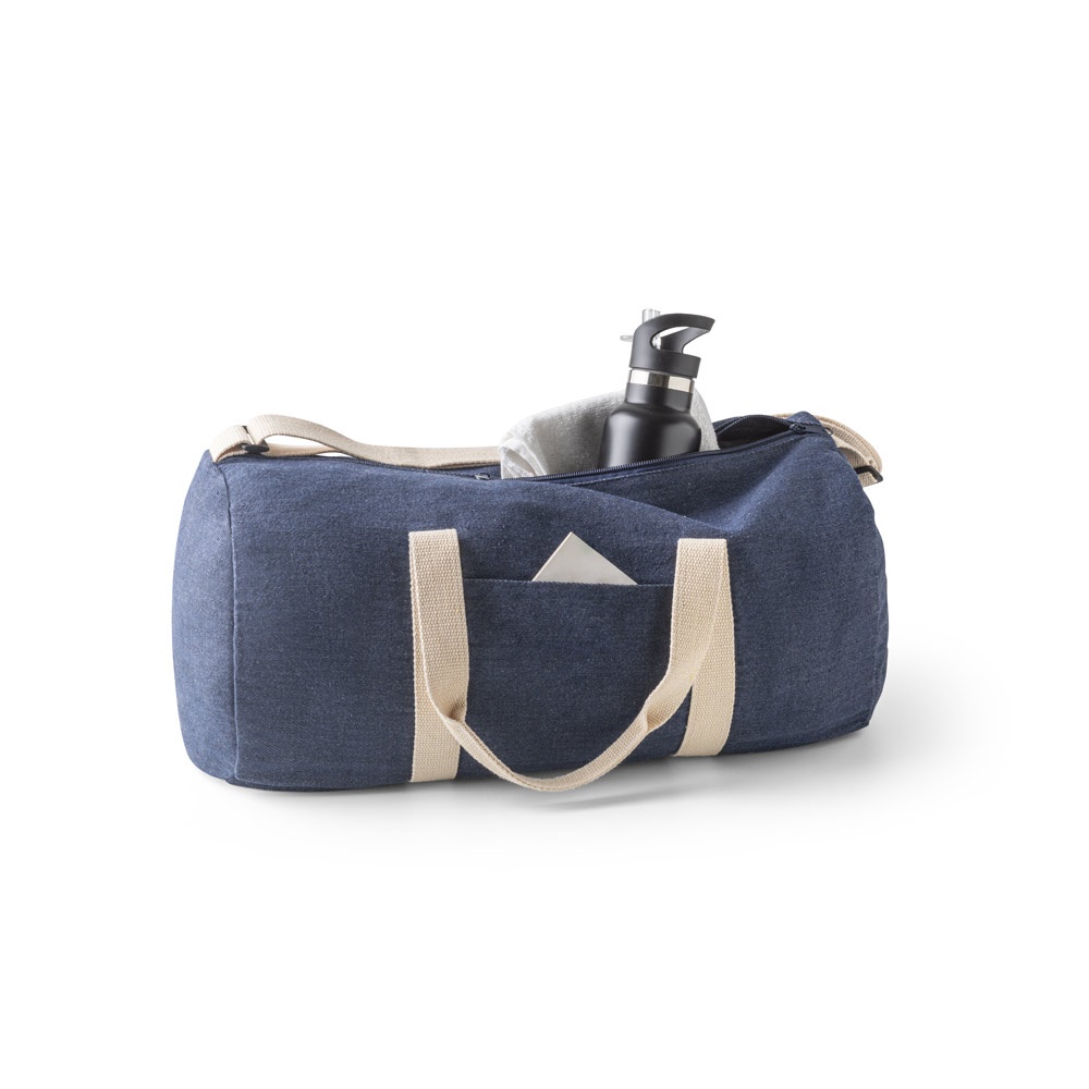 DENIM BAG. Torba sportowa z jeansu (300 g/m²) P046517S