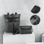 ROVER BACKPACK. Plecak z mikrofibry i PU P041085S