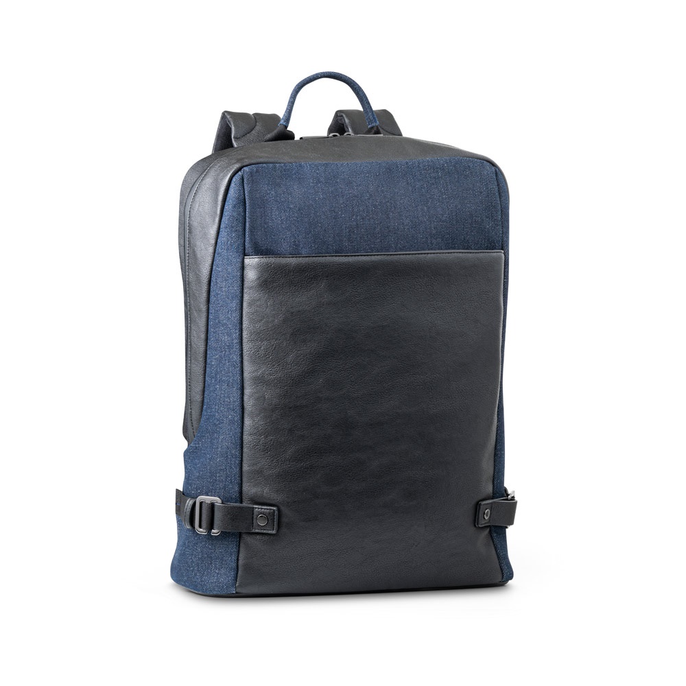 DIVERGENT BACKPACK I. Plecak na laptopa do 15.6'' z dżinsu i PU P041089S