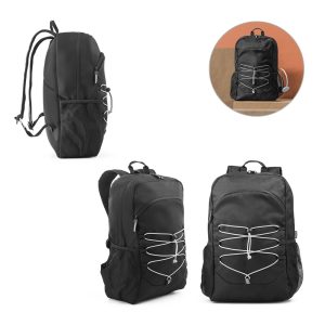 DELFOS BACKPACK. Plecak na laptopa 300D poliestru pochodzącego i 600D poliestru pochodzącego z elementami odblaskowymi P046522S ST-92192-103