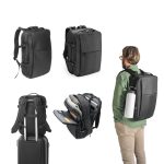 DALLAS. Plecak podróżny z poliestru 600D o wysokiej gęstości z recyklingu na laptopa 17.3” P083117S