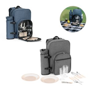 WHITSUNDAY. Plecak piknikowy z poliestru z recyklingu o wysokiej gęstości 600D P097503S ST-92385-W