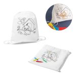 DRAWS. Plecak z non-woven do kolorowania (80 g/m²) P036120S