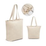 HACKNEY. Torba z zamkiem, 100% bawełna (280 g/m²) P036445S
