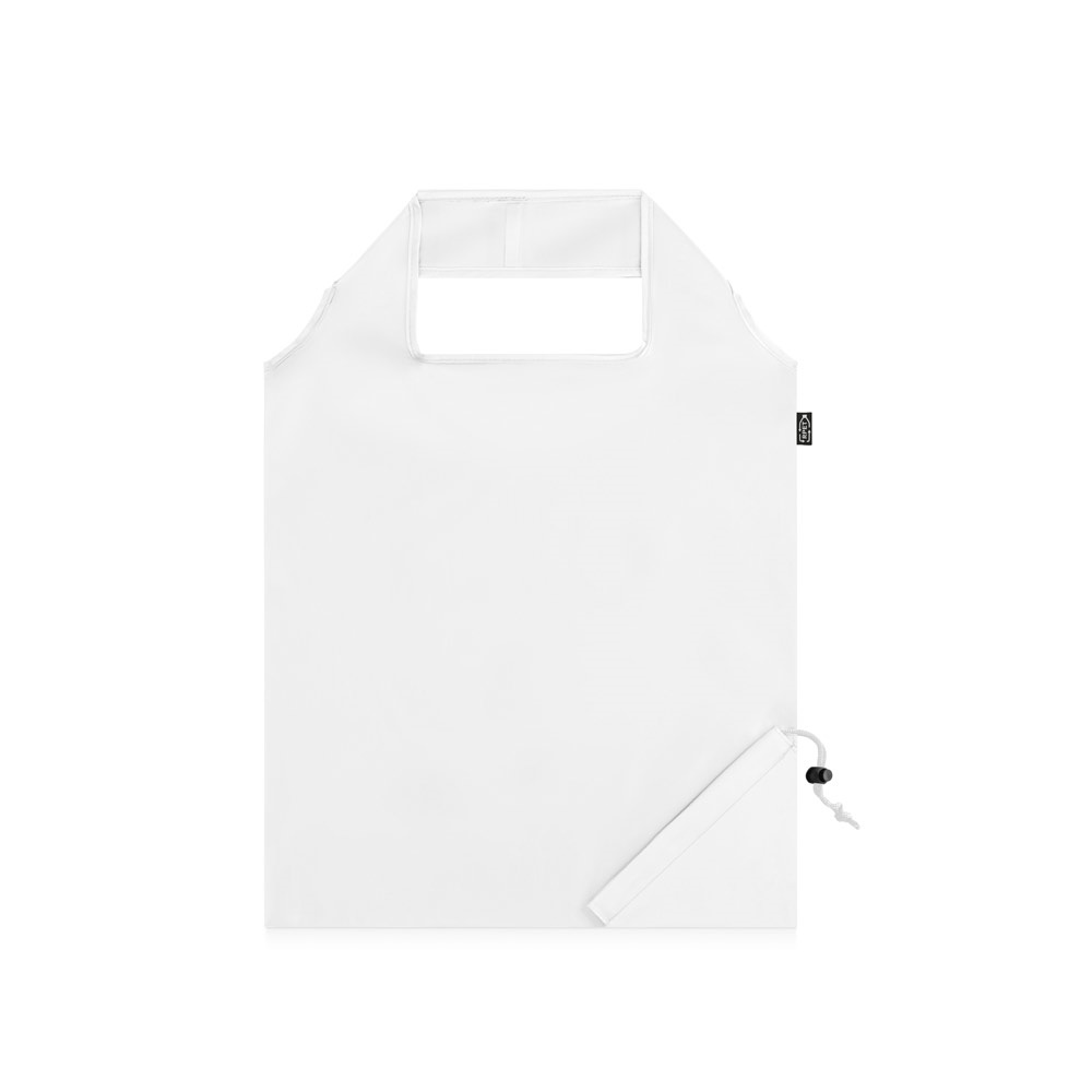 BEIRA. Składana torba 190T poliester z recyklingu (100% rPET) P036459S biały