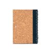 VICENTE. Notatnik B6 z korka i PET pochodzącego z recyklingu (100% rPET) z długopisem P046570S