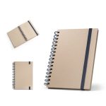 PROUST. Notatnik A5 z ringami, twarda okładka, wykonany z papieru z trzciny cukrowej (80% trzciny cukrowej) z gładkich kartek P083119S