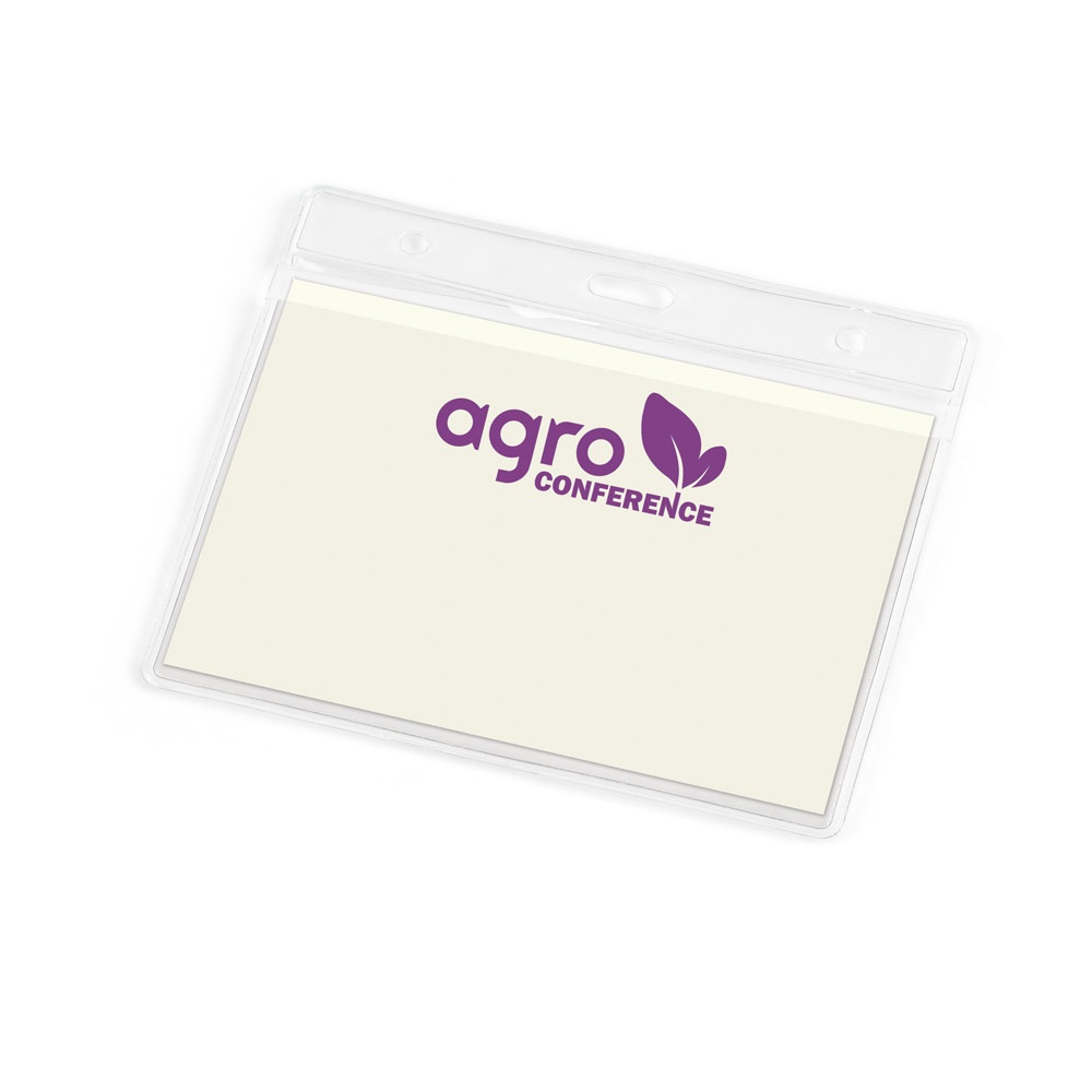 FORSYTH. Poziome etui na identyfikator wykonane z PVC P036644S