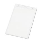 WHITMAN. Pionowe etui na identyfikator wykonane z PVC P036645S