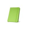 MEYER. Kieszonkowy notatnik z PU z czystymi stronami P036686S jasnozielony