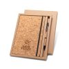 FREUD. Notatnik A5 i długopis z elementami z korka P041134S