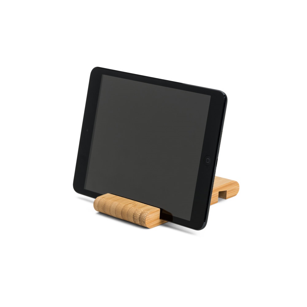 HABER. Bambusowy uchwyt na telefon komórkowy P097546S