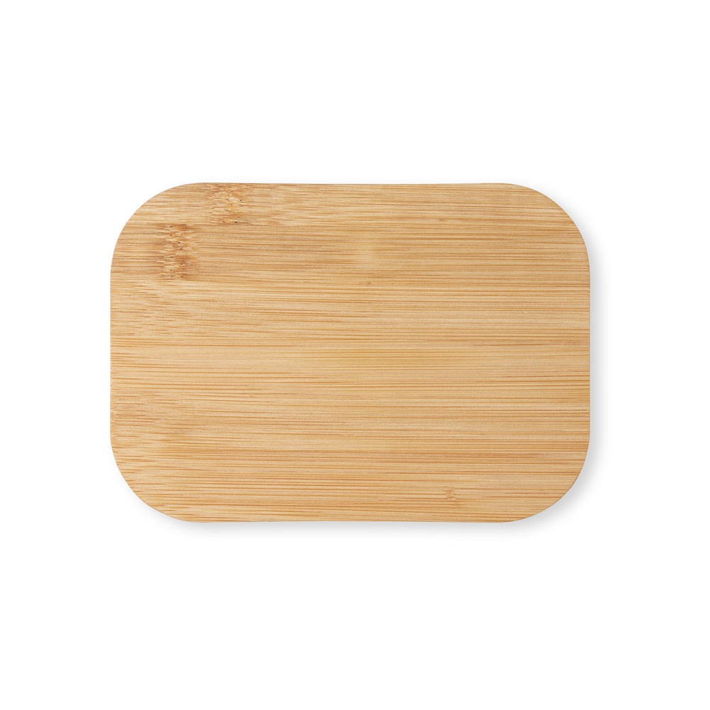 SHINO. Lunch Box. Pudełko na lunch ze stali nierdzewnej z bambusową pokrywką 800 ml P041147S 4 SHINO. Lunch Box. Pudełko na lunch ze stali nierdzewnej z bambusową pokrywką 800 ml P041147S