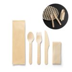SUYA. Zestaw drewnianych sztućców P037122S
