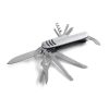 KAPRUN. Wielofunkcyjny nóż kieszonkowy ze stali nierdzewnej i metalu P037162S