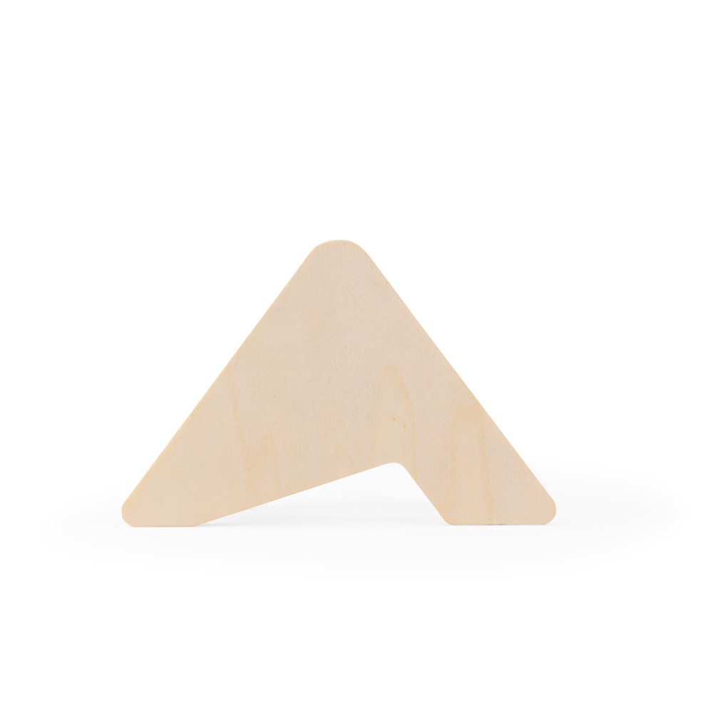 PLYCORK. Stojak ze sklejki z 6 korkowymi podstawkami P097580S