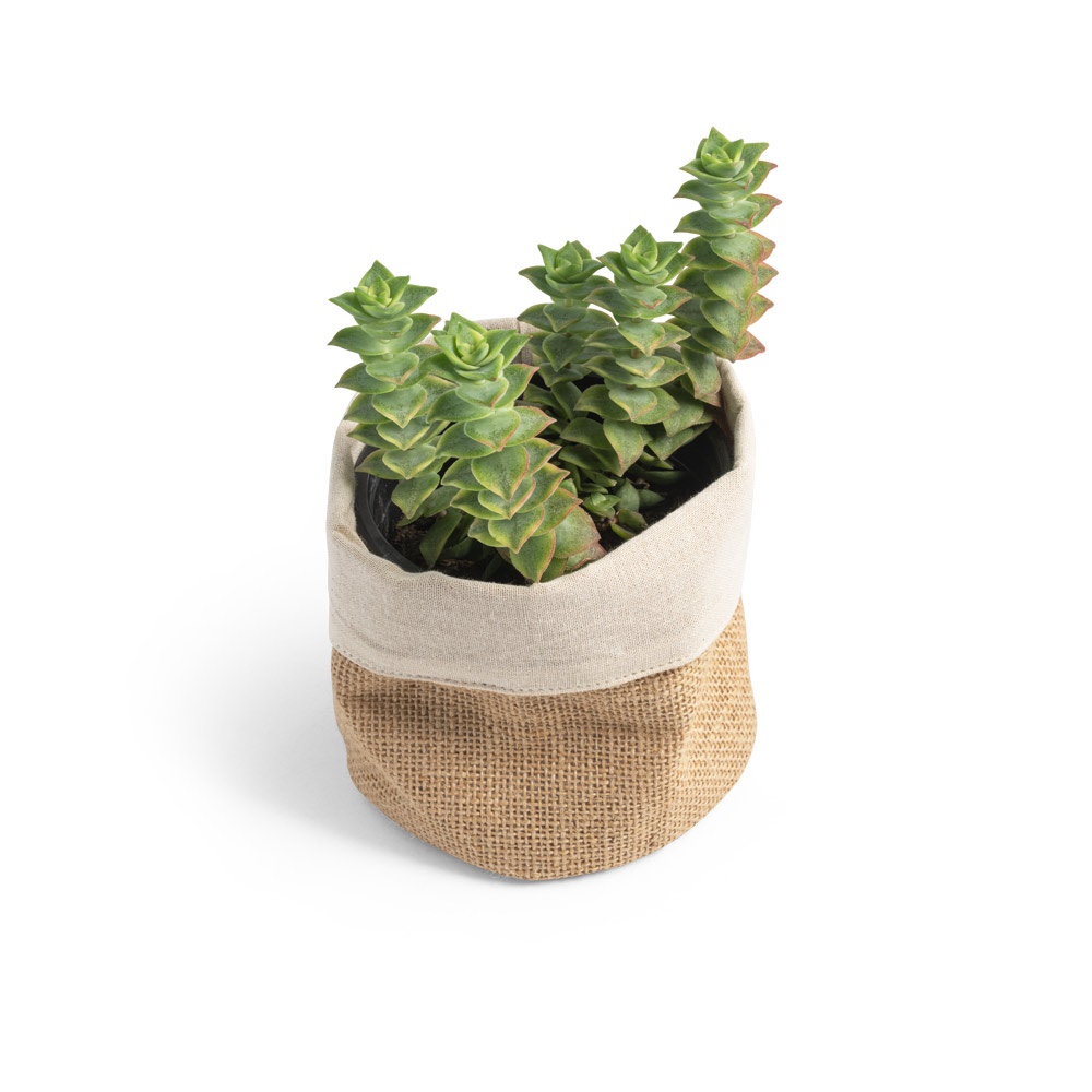 DUCASSE. Wielofunkcyjna torba z juty (260g/m²) i bawełny (120g/m²) P046633S