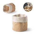 DUCASSE. Wielofunkcyjna torba z juty (260g/m²) i bawełny (120g/m²) P046633S