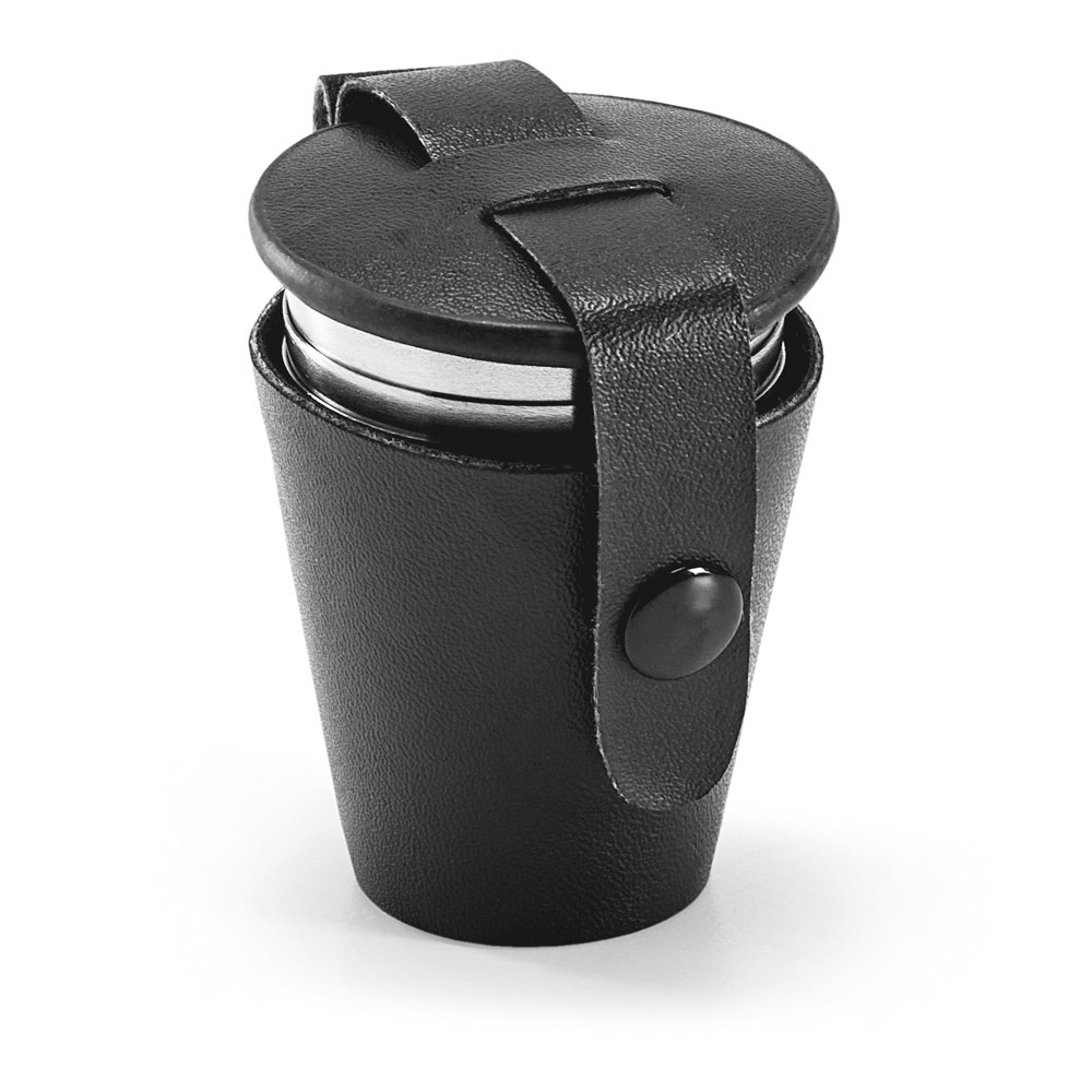 HIMALAYAS. Zestaw 4 kubków ze stali nierdzewnej 25 ml P037372S