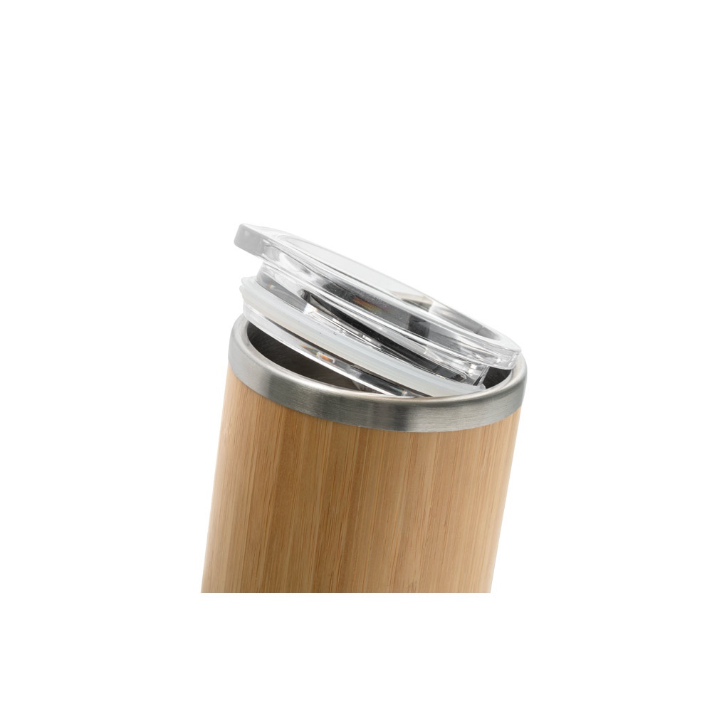 LYCKA. Kubek z bambusa i stali nierdzewnej 350 ml P041196S