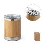 LYCKA. Kubek z bambusa i stali nierdzewnej 350 ml P041196S