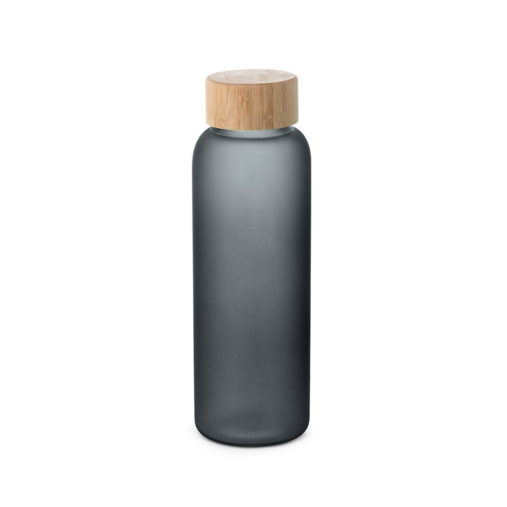 LILLARD. Butelka ze szkła borokrzemianowego o pojemności 500 ml P041197S czarny