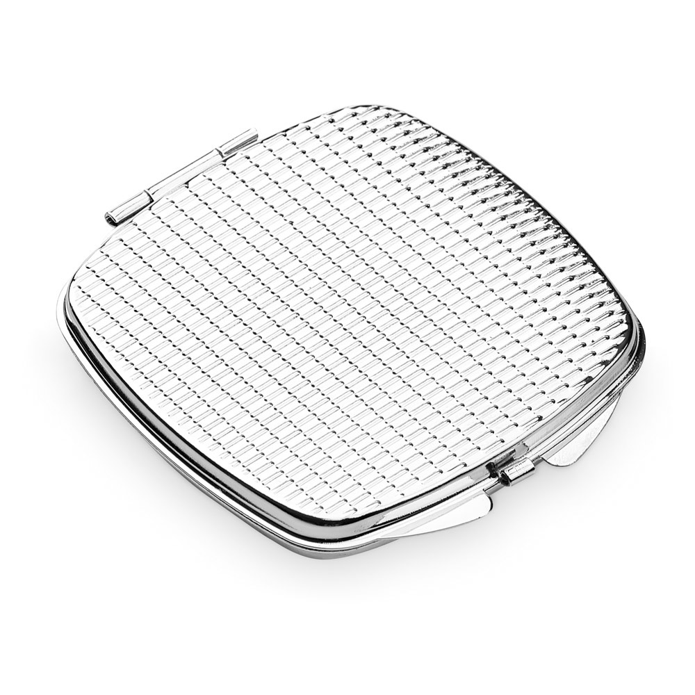 SHIMMER. Podwójne metalowe lusterko do torebki P037557S