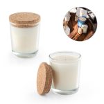 ZEN 80. Aromatyczna świeca w szklanym kubku z korkową pokrywką 80 g P054196S