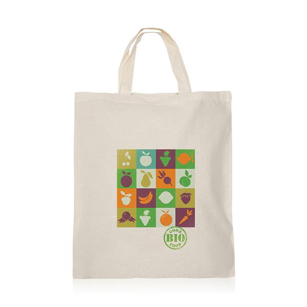 Torba z krótkimi rączkami, 100% bawełny 95 g/m2 / Shorthandle P090317P