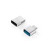 MINSKY. Zestaw 2 aluminiowych adapterów USB-A / USB-C P041225S