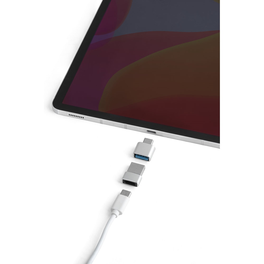 MINSKY. Zestaw 2 aluminiowych adapterów USB-A / USB-C P041225S