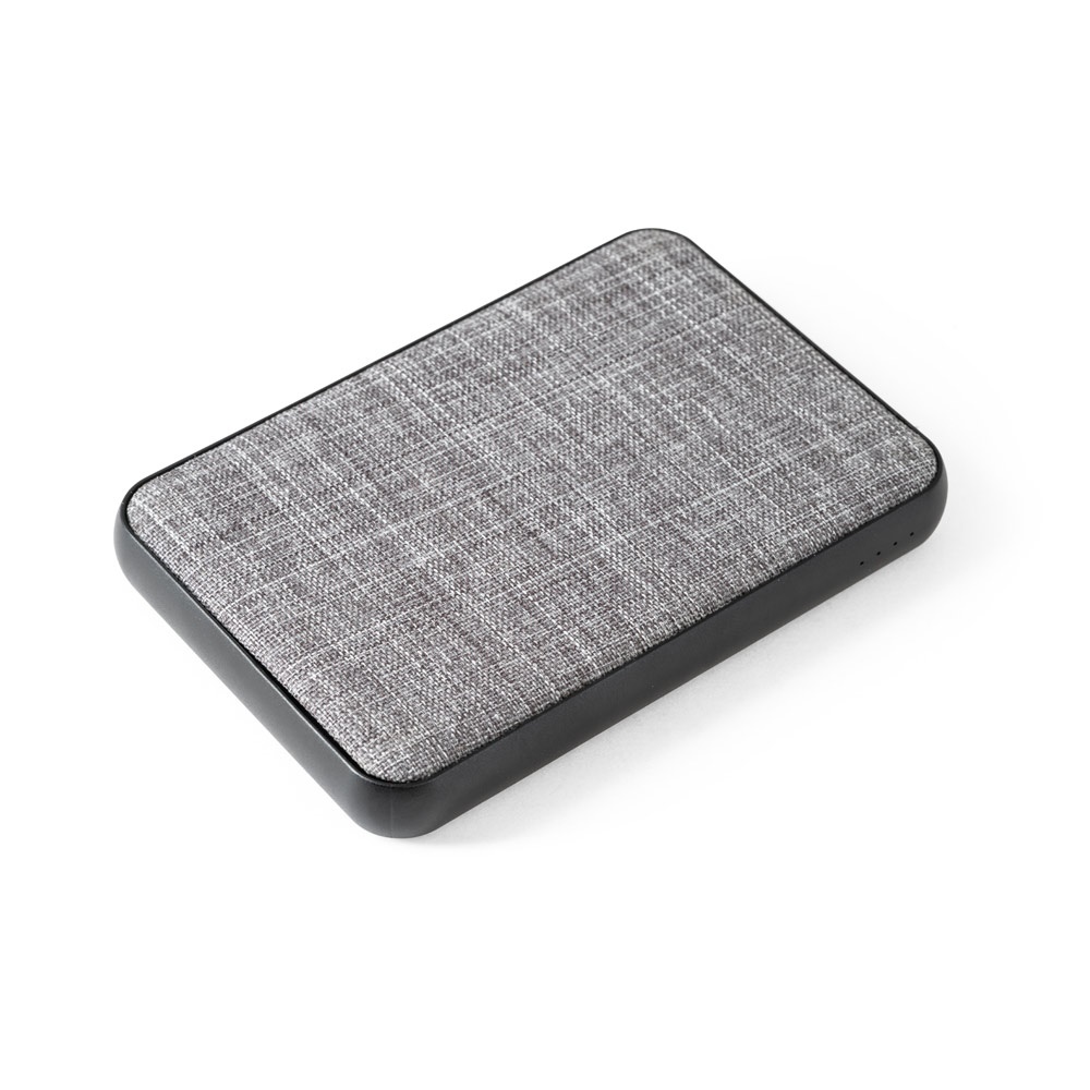 RENEWAL BATTERY. Power bank 5.000 mAh wykonany w PET pochodzącego z recyklingu (100% rPET) P041234S