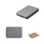 RENEWAL BATTERY. Power bank 5.000 mAh wykonany w PET pochodzącego z recyklingu (100% rPET) P041234S
