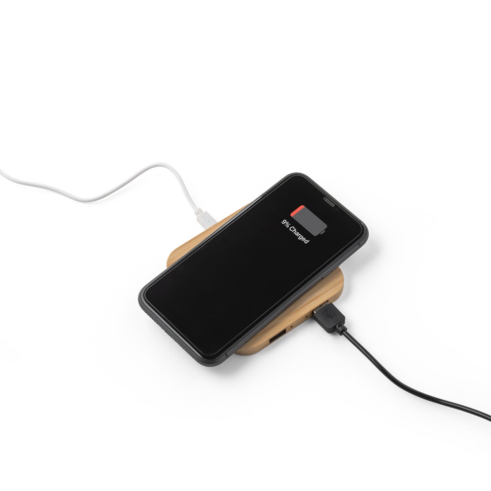 DALTON. Bambusowa ładowarka bezprzewodowa Superfast 15W P046683S