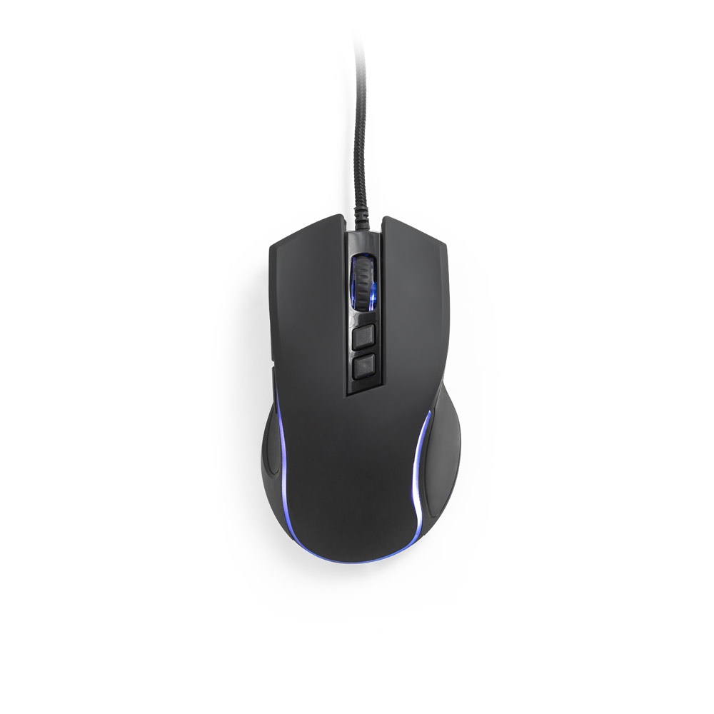 THORNE MOUSE RGB. Mysz do gier z kablem o długości 1.5 m i oświetleniem LED RGB z ABS P054216S