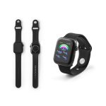 WILES. Smartwatch z ekranem 1.85”, IPX4, 3-dniową żywotnością baterii i silikonowym paskiem P054219S