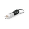 RIEMANN. Kabel USB ze złączem 2 w 1 z ABS i PVC P037691S czarny