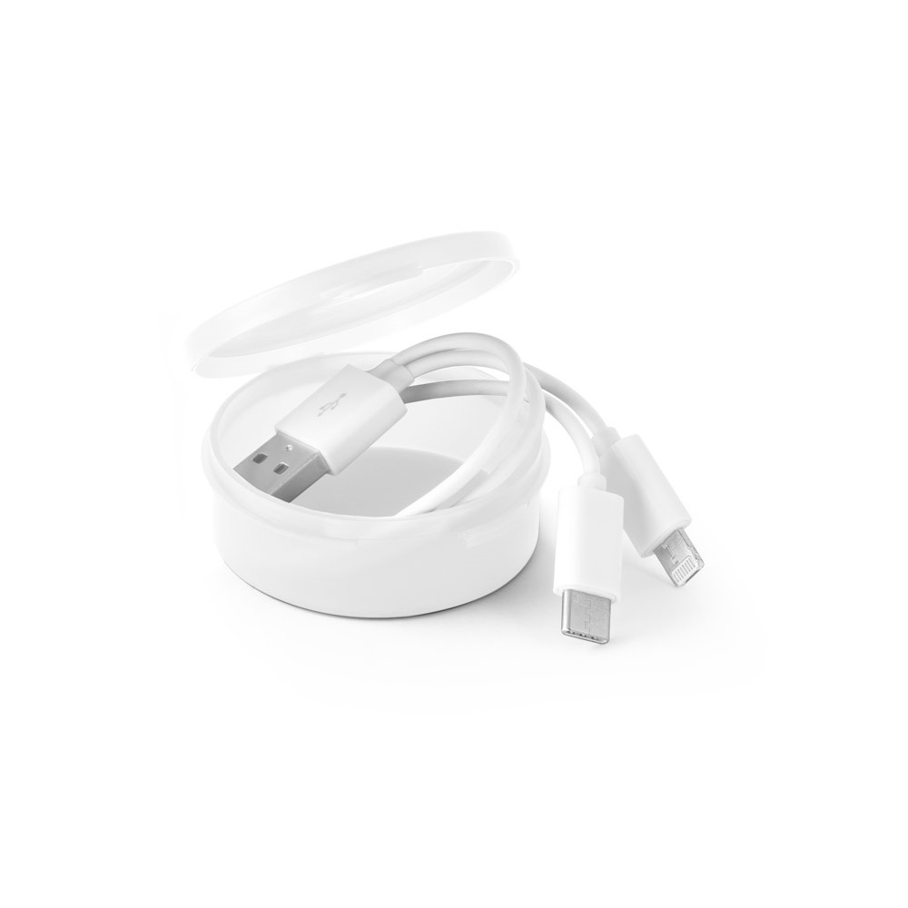 EMMY. Kabel USB 3 w 1. ABS i PVC P037696S