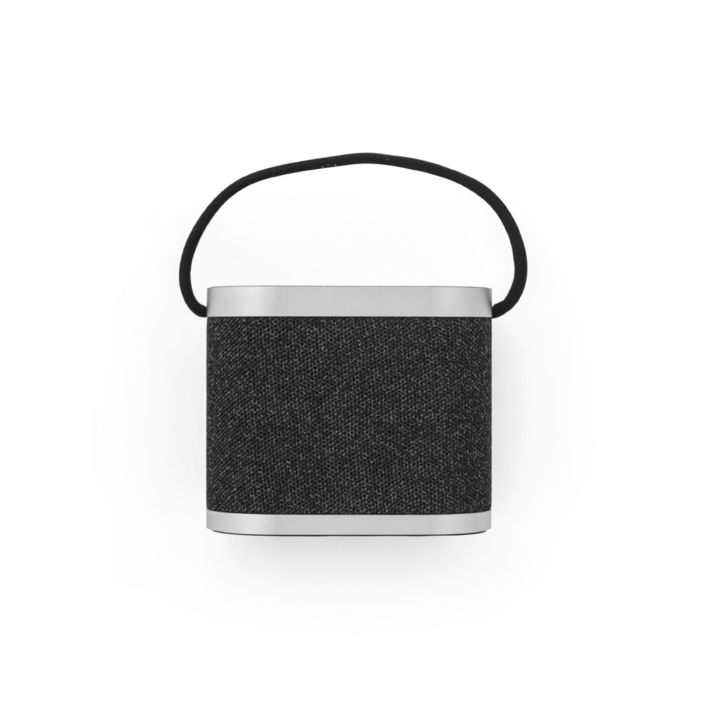 GUETTA. Przenośny głośnik 5W z superszybką ładowarką bezprzewodową 15W i 2-godzinną żywotnością baterii wykonany z bambusa i PET pochodzącego z recyklingu (100% rPET) P083174S