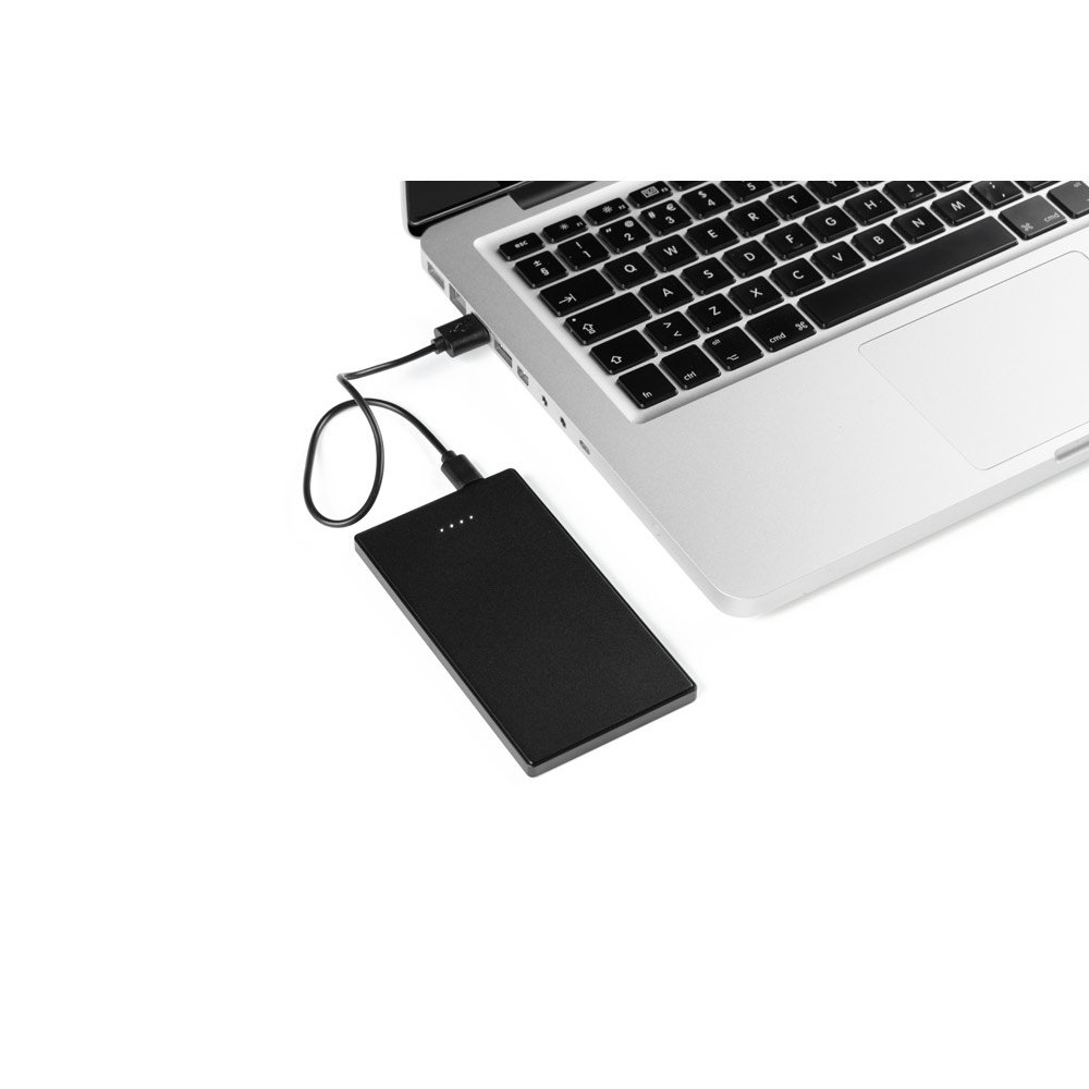 DENNING. Smukły power bank ze stali nierdzewnej o pojemności 5000 mAh P097610S 4 DENNING. Smukły power bank ze stali nierdzewnej o pojemności 5000 mAh P097610S