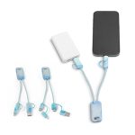 BERNERS. Superszybki kabel USB 6 w 1 wykonany w przetworzonego PET (100% rPET) P097615S