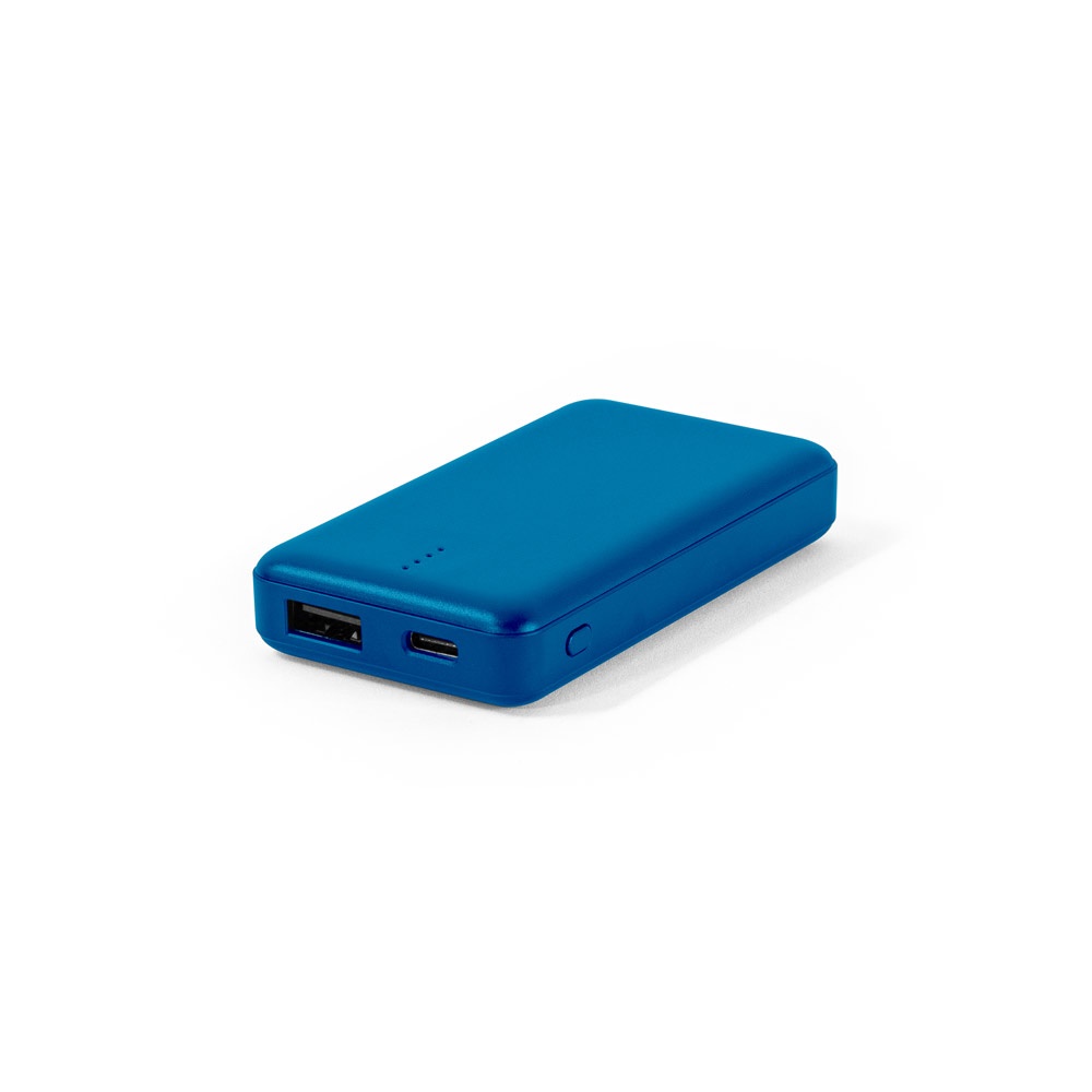 SHERYL. Power bank 4.000 mAh w ABS pochodzącego z recyklingu (100% rABS) P097617S granatowy