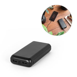 LEAKEY 20. Power bank 20'000 mAh wykonany w ABS pochodzącego z recyklingu (100% rABS) P097626S ST-97199-103